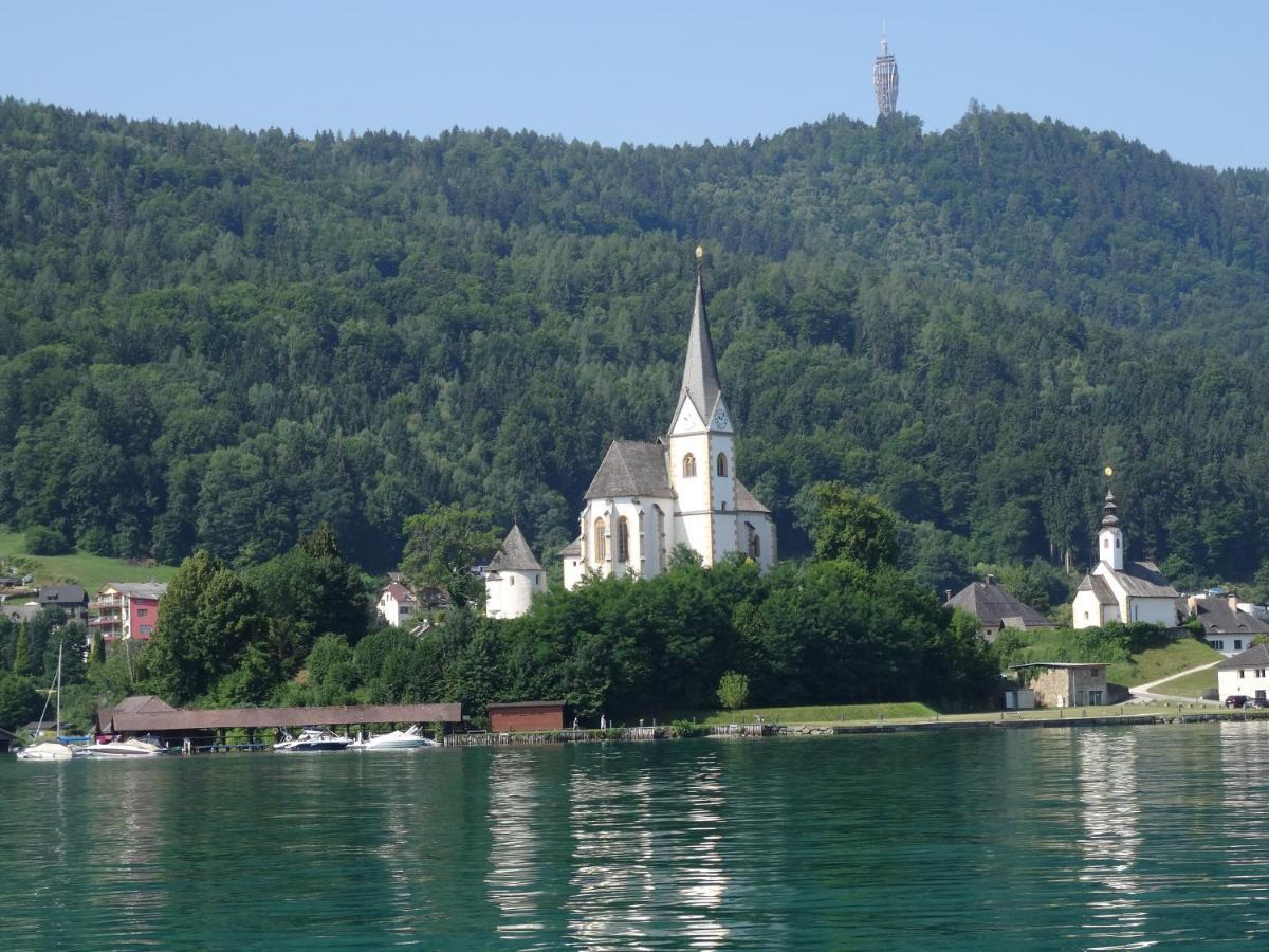Ferienwohnung Schellander Privatstrand Velden am Woerthersee Exterior photo